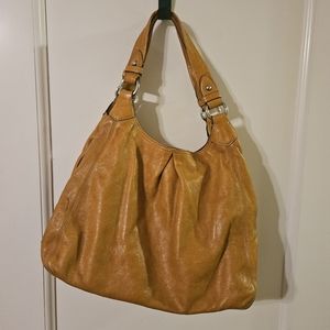 Coach All Leather Shoulder Bag